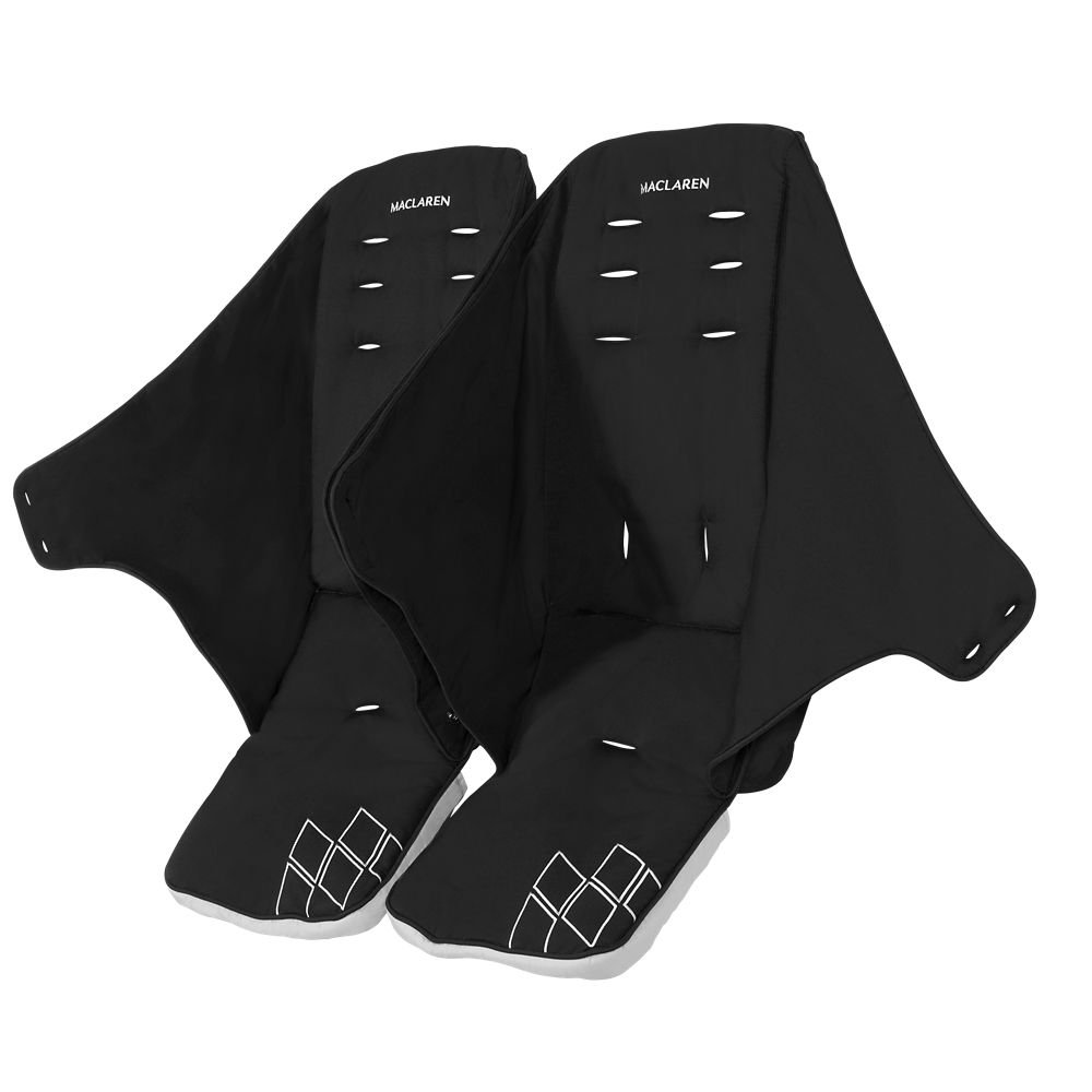 Maclaren Twin Techno Seat - Austauschbarer und maschinenwaschbarer Sitz für Twin Techno Buggys. Erhältlich in schwarz