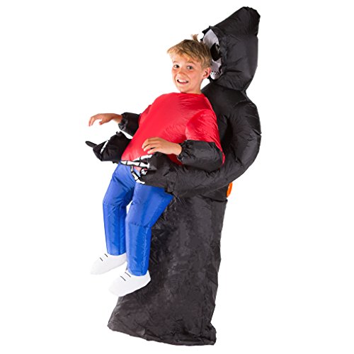 Bodysocks® Aufblasbares Gevatter Tod Kostüm für Kinder