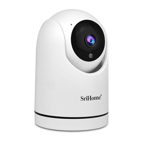 Oba security SH042 SriHome WLAN-Kamera für den Innenbereich, kabellos, 2 MP, bidirektionales Audio, Infrarot-Nachtmodus und Farben