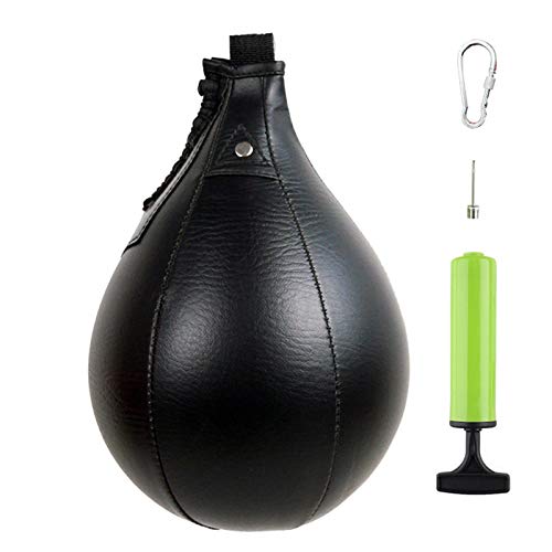 duhe189014 Boxen Speed Ball Leder MMA Speed Bag Muay Thai Training Speed Bag Boxen Dodge Striking Bag Kit für Boxen Fitness oder Kampfsport Training