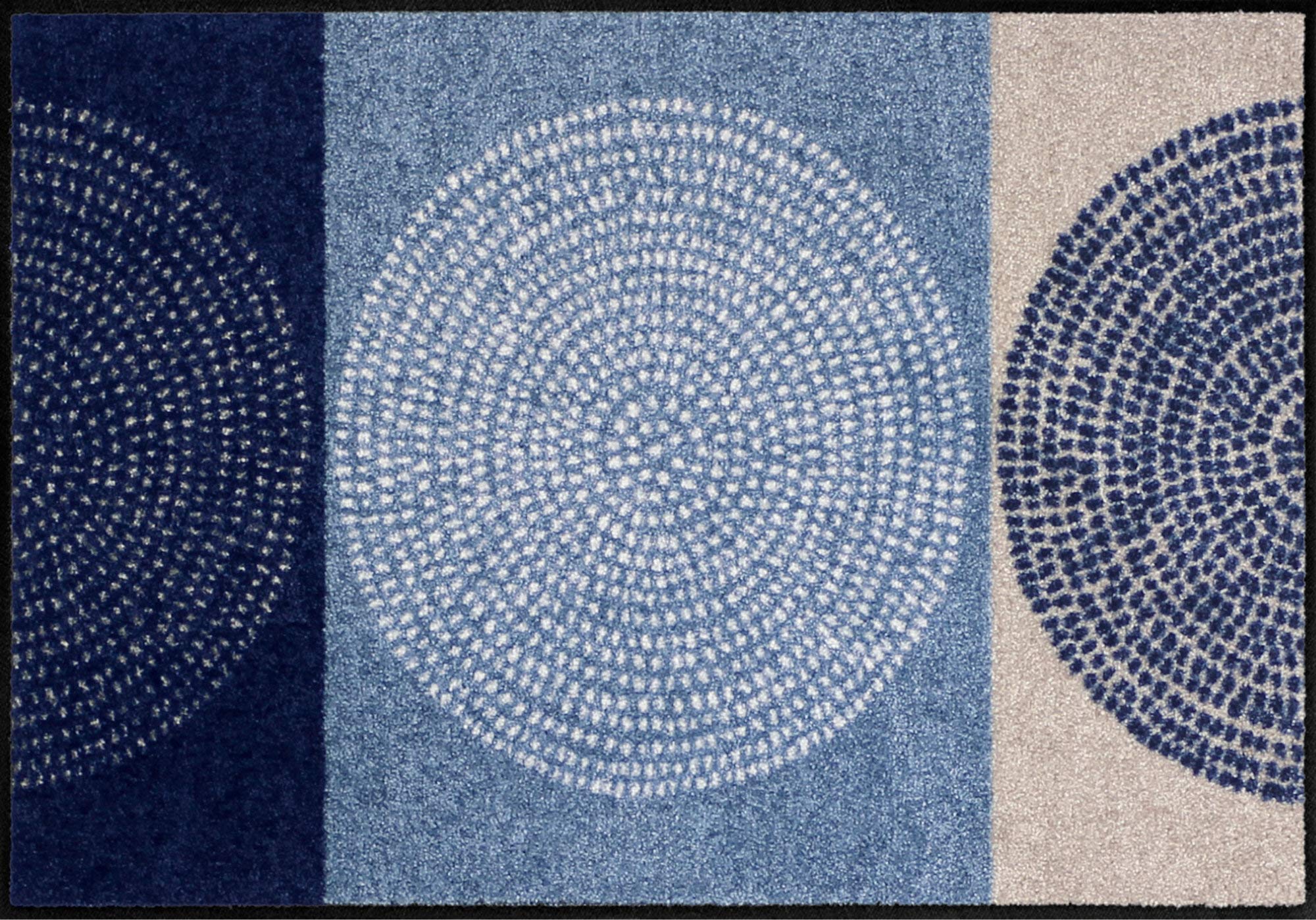Salonloewe Fußmatte blau Größe 40x60 cm