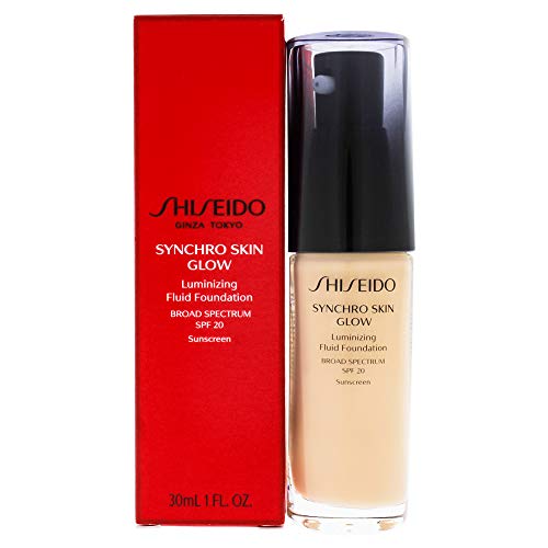 Shiseido Synchro Skin Glow Luminizing Fluid Foundation, Gold 2, 30 g