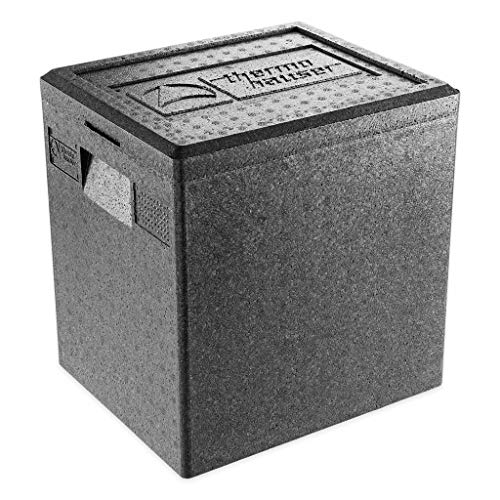 EPP-Thermobox GN 1/2 schwarz, mit Deckel, 31 L