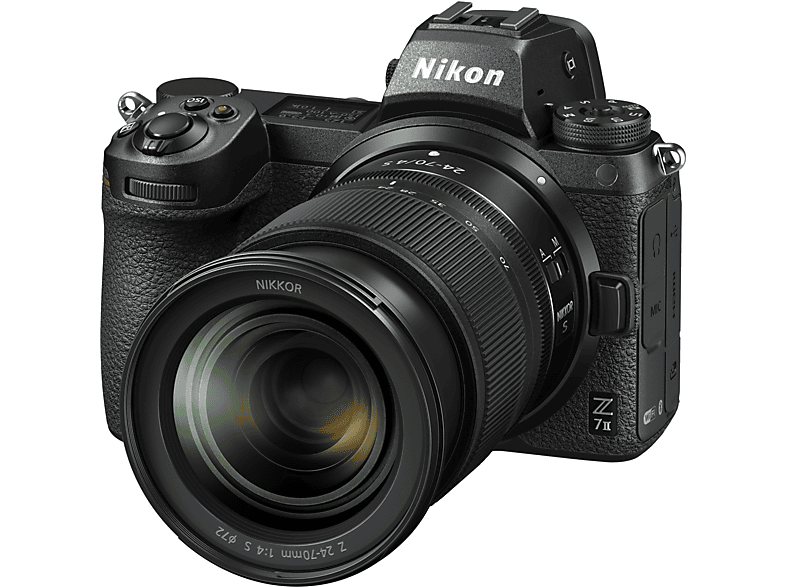 NIKON Z7 II Kit Systemkamera mit Objektiv 24-70 mm , 8 cm Display Touchscreen, WLAN