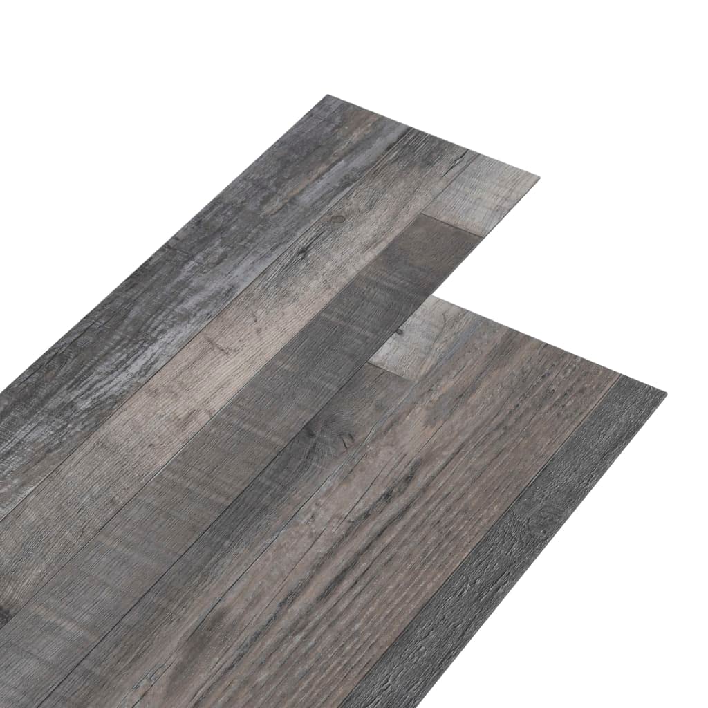 vidaXL PVC Laminat Dielen Vinylboden Vinyl Boden Planken Bodenbelag Fußboden Designboden Dielenboden 4,46m² 3mm Selbstklebend Industriell Holz