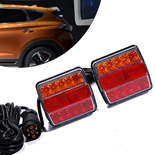 LED Rückleuchten verkabelt Anhänger Anhängerbeleuchtung Anhängerleuchte,Motorcycle Led Light Strip Tail Brake Stop Turn Signal LED License Plate Flexible LED Light