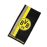 Borussia Dortmund BVB-Duschtuch mit Logo im Streifenmuster one Size