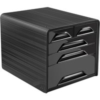CEP Schubladenbox Smoove GLOSS, 5 Schübe, schwarz