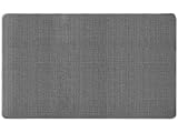 Primaflor - Ideen in Textil Natur Sisal-Teppich SISALLUX - Grau, 100x100cm, Rutschfester Vorleger, Fußbodenheizung geeignet, Sisal-Matte als Küchen-Läufer