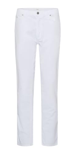 BRAX Herren Style Cooper Five-Pocket-Hose in Marathon-Qualität Freizeithose, White, 40W x 32L