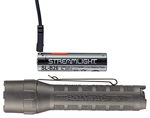 Streamlight PolyTac X USB - inkl. 18650 Akku - Box - Schwarz