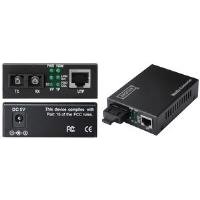 Digitus DN-82021-1 - Medienkonverter - Ethernet, Fast Ethernet - 10Base-T, 100Base-FX, 100Base-TX - RJ-45 / SC-Einzelmodus - bis zu 20 km - 1310 nm (DN-82021-1)