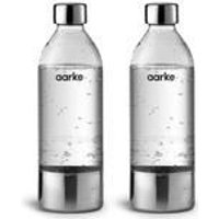 Aarke 2er-Pack PET-Wasserflasche für Carbonator 3, 800ml, Edelstahl (00215215)