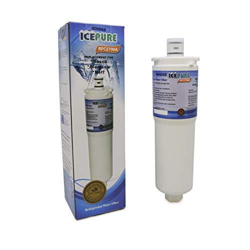 IcePure RFC2700A Kühlschrank-Wasserfilter kompatibel mit Siemens, Bosch, NEFF CS52 Kühlschrank-Wasserfilter