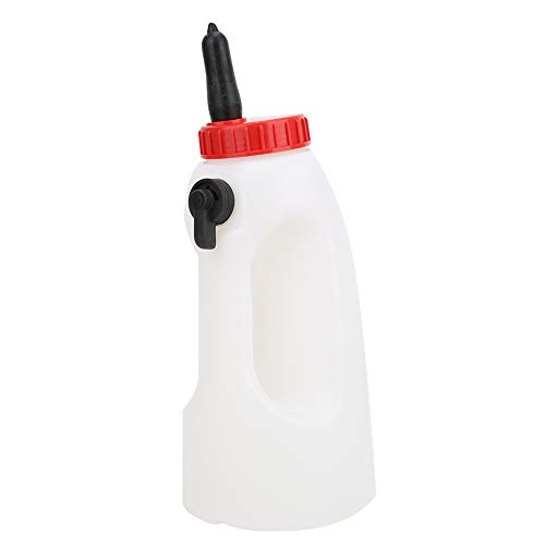 HL-MP51C Vertikale Kunststoff-Tragflasche für Kälbermilch aus Kunststoff für Rinderschafe, mit Griff und aufsteckbarem Nippel, zum Färben von Färsen(HL-MP51C Babyflasche)