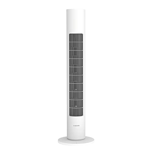 Xiaomi Smart Tower Fan EU, Smart-Deckenventilator, hoher Luftstrom, leise, energiesparend, kompatibel mit HeyGoogle und Alexa, weiß, italienische Version