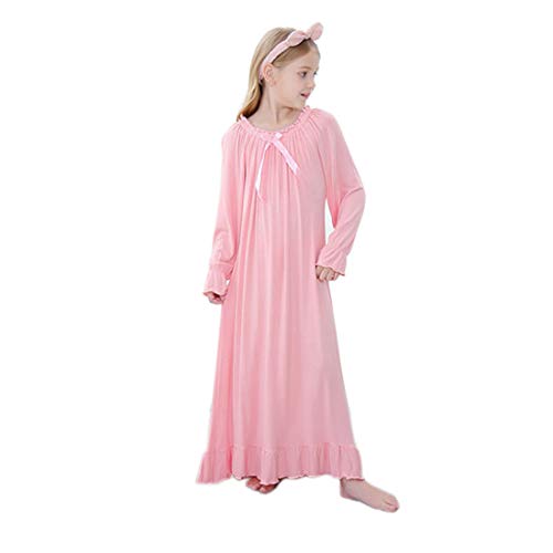 Verve Jelly Mädchen Niedliche Baumwolle Prinzessin Schlafhemden Nachthemden Nachtwäsche für 3-12 Jahre