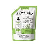 J R Watkins Hand Soap Refill, Aloe & Green tea 34 Oz
