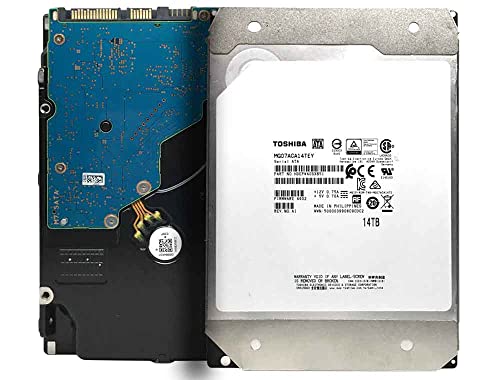 Toshiba MG07ACA14TE Festplatte (14 TB, SATA 512e, 8,9 cm (3,5 Zoll), 7200 U/min, zertifiziert generalüberholt)