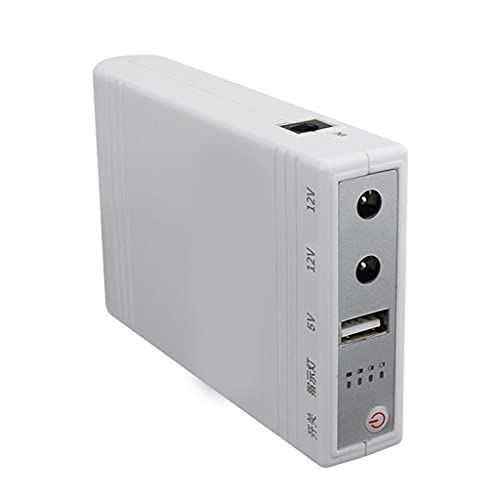 Oyrcvweuy Tragbarer USV-Akku für Kamera, Handy, 5/9/12 V, Notfall-Powerbank, USB-Ladegerät, USV-Akku-Backup