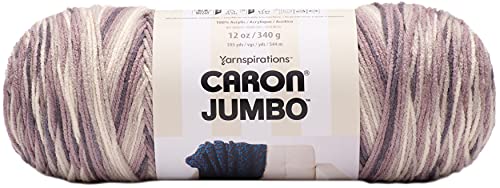 Caron 29400909037 Kies aus Garn mit Jumbo-Aufdruck, Acryl, Kiesfarben