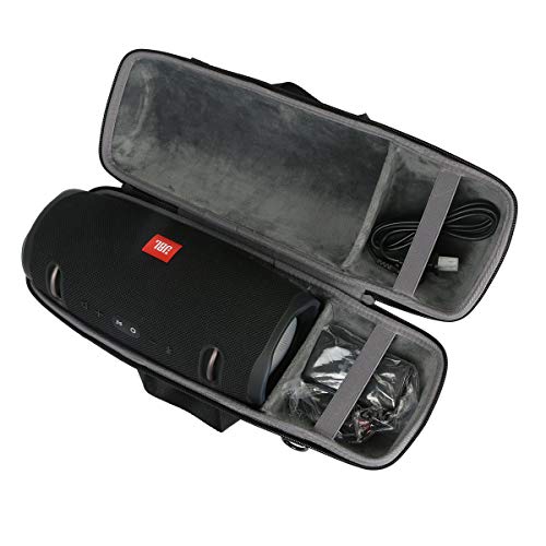 Hart Reise Schutz Hülle Etui Tasche für JBL Xtreme 1/2 Tragbarer Bluetooth Lautsprecher von co2CREA (Schwarz)