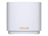 Asus Ai Mesh AX-WLAN System ZenWiFi XD4 Weiß (1er Pack, AX1800 WiFi 6, 2x Gigabit LAN, App Steuerung, unterbrechungsfreies Roaming, AiProtection)