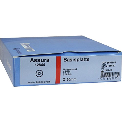 ASSURA Basisp.RR50 30mm m.Gürtelb. 5 St Basisplatte