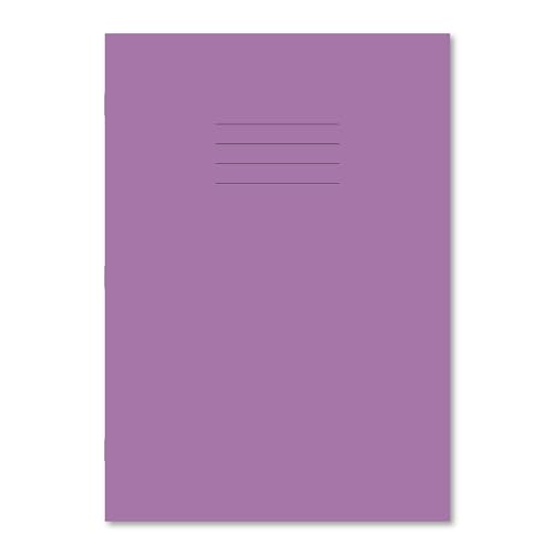 Hamelin A4 8 mm liniert und Rand 64 Seiten Heft – 50 Stück 64 violett