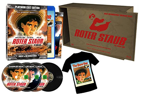 Roter Staub - Sonderedition in Holzbox - limitierte Auflage von 500 Stück!! (4er-Disc Edition: Blu-Ray + 2 DVDs + Audio-CD + T-Shirt einseitig bedruckt) [Limited Edition]