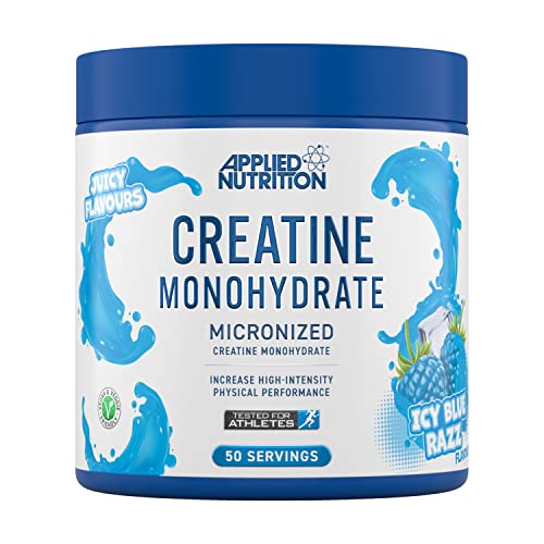 Creatine Monohydrate, Icy Blue Razz - 250g