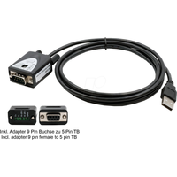 EXSYS EX-1346 - USB 2.0 Konverter, A auf RS-422/485, 1,8 m