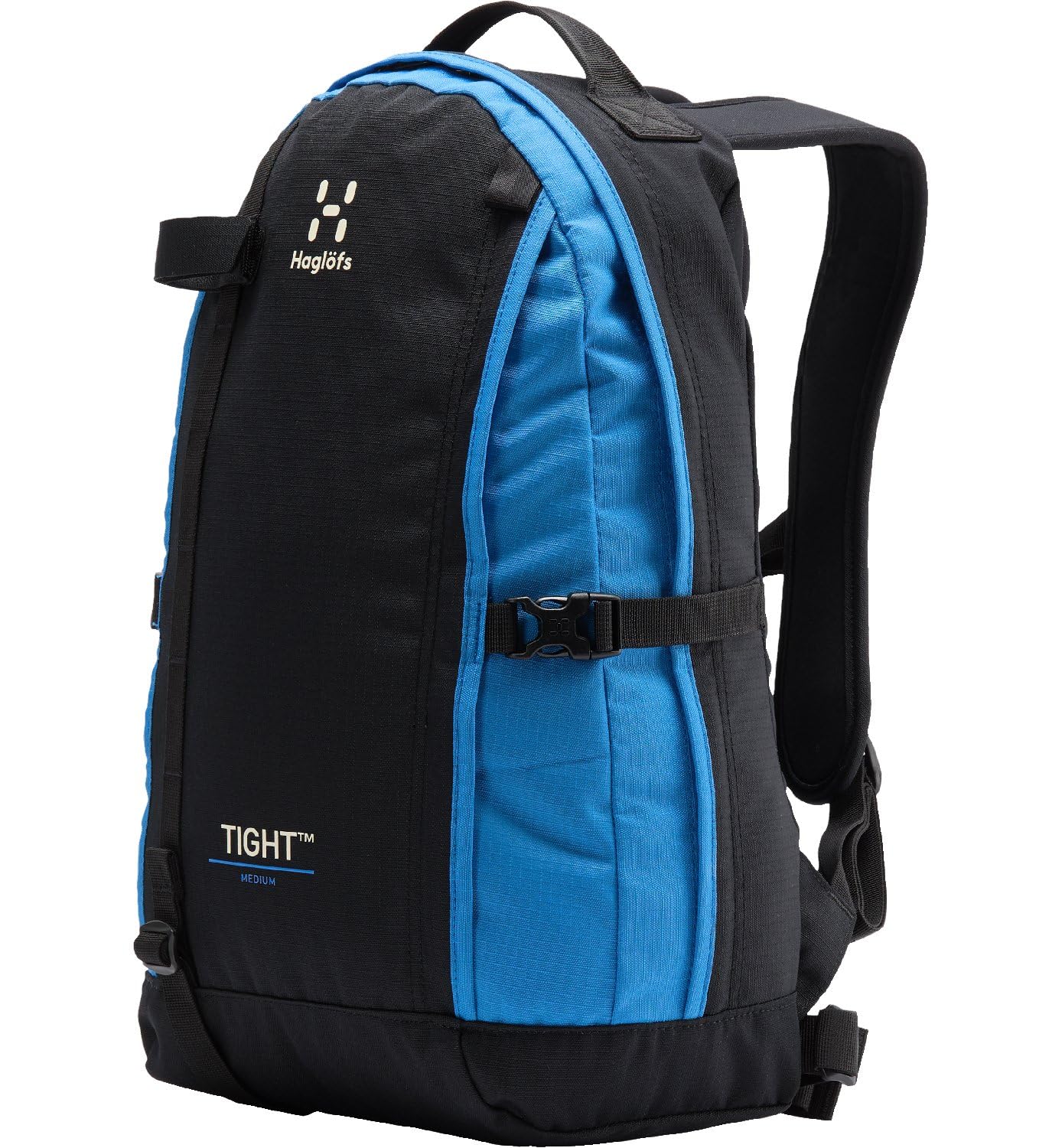 Haglöfs 338151_4RR Tight Medium Sports backpack Unisex Adult True Black/Nordic Blue Größe 1-SIZE