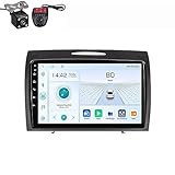 FONALO Android Auto 2 Din Radio Mit Navi 9 Zoll Touchscreen Für Benz SLK-Class 2004-2011 Android 12 Autoradio Bluetooth Plug-and-Play DAB + WiFi 4G Mirrorlink Carplay OBD USB (Color : TT-M300S)