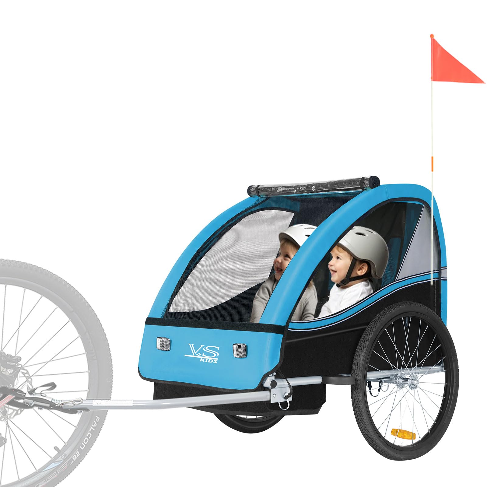 Tiggo VS Kinderanhänger Fahrradanhänger Anhänger Kinderfahrradanhänger 50201-03 T Blau