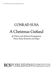 A Christmas Garland - SATB, Congr, Piano + Perc, Brass Chamber Ens., Chamber Orch, Orch - Partitur