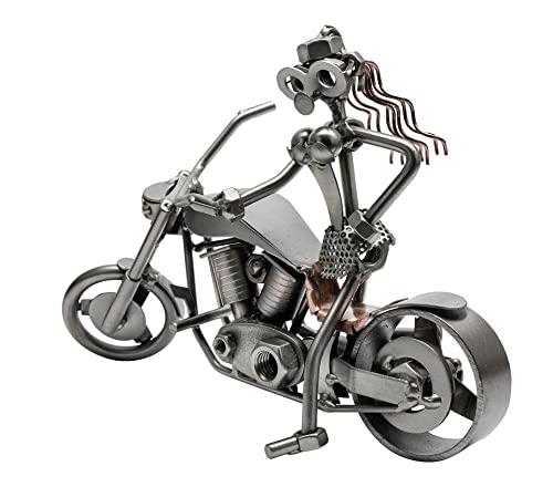 Motorrad "Bikerin" Schrauben-Lady Design I