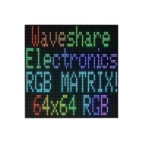 Howay LED-Matrix-Panel für Ray Pi für Ard*uino, RGB-Vollfarb-LED-Matrix-Display, 3 mm Rastermaß, 64 x 64 Pixel, Helligkeit einstellbar, HUB75-Anschluss (3 mm64 x 64)