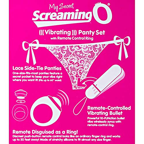Screaming O Pink My Secret Panty Set mit Vibrationsring
