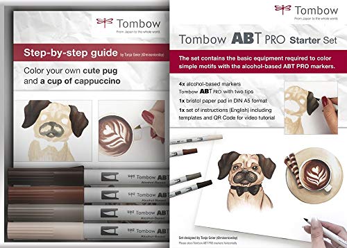 Tombow Marker ABT PRO Starter Set, QR-Code zu Videotutorial