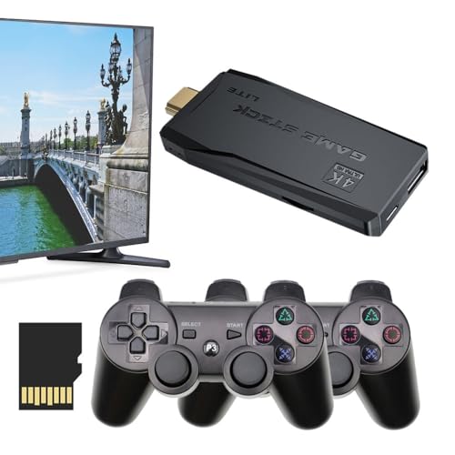 CZT 4K Mini 2.4G Wireless Game Stick Controller Gamepad HDMI-Ausgang 64GB Eingebaute 18000 Spiele 9 Arten von Simulatorspielen können archiviert/gesucht/gesammelt werden