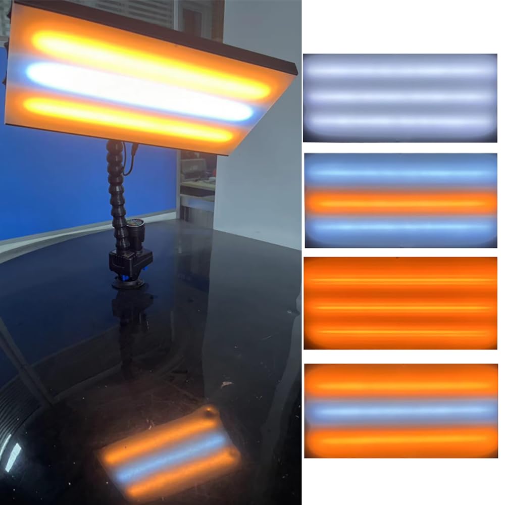 BrightFootBook Tragbare Reparaturlampe für die Autodellenreparatur, 3000Mah PDR Lampe Werkzeuge für Hagelkörner, weiche Dellen - Effiziente Entfernung von Dellen
