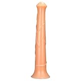 16,5" Tier Penis, Jukkarri 42cm Pferd Dildo mit Saugnapf Medizinisches PVC Dildo echt Penis Nachbildung Sexspielzeug (fleisch)