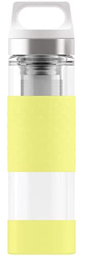 SIGG thermoflasche 0Hot and Cold,4 Liter 7,1 cm Edelstahl/Glas gelb