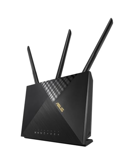 ASUS 4G-AX56 LTE Cat.6 WiFi 6 AX1800 Dual-Band Router 300 Mbps mit Schutzportal
