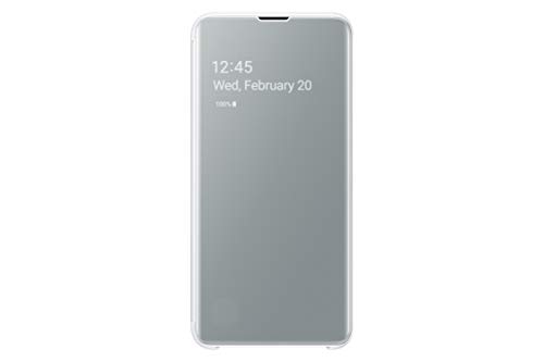Clear View Cover für Galaxy S10+ Weiß