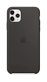 Apple Silikon Case (für iPhone 11 Pro Max) - Schwarz - 6.5 Zoll