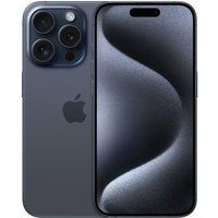 Apple iPhone 15 Pro - 5G Smartphone - Dual-SIM / Interner Speicher 128GB - OLED-Display - 6,1 - 2556 x 1179 Pixel (120 Hz) - Triple-Kamera 48 MP, 12 MP, 12 MP - front camera 12 MP - Blue Titanium (MTV03ZD/A)
