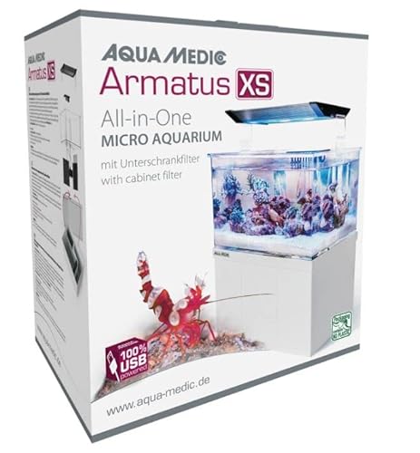 Aqua Medic Armatus XS, All-in-One Micro Aquarium mit Unterschrankfilter