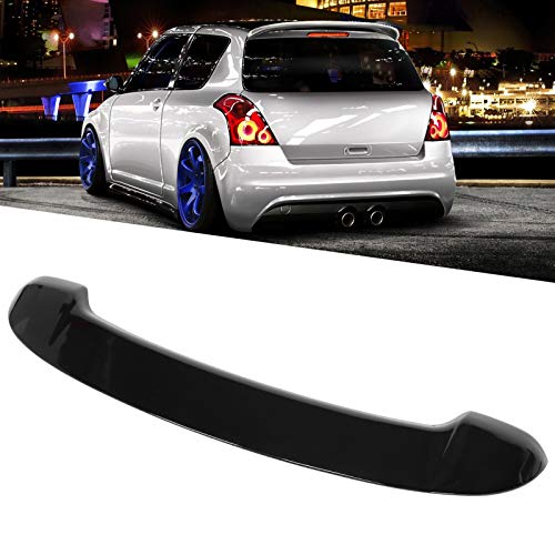 Heckspoiler Spoiler Sport Style Spoiler Protector Lip Fit für Swift Mk3 2005-2010 Schwarz glänzend